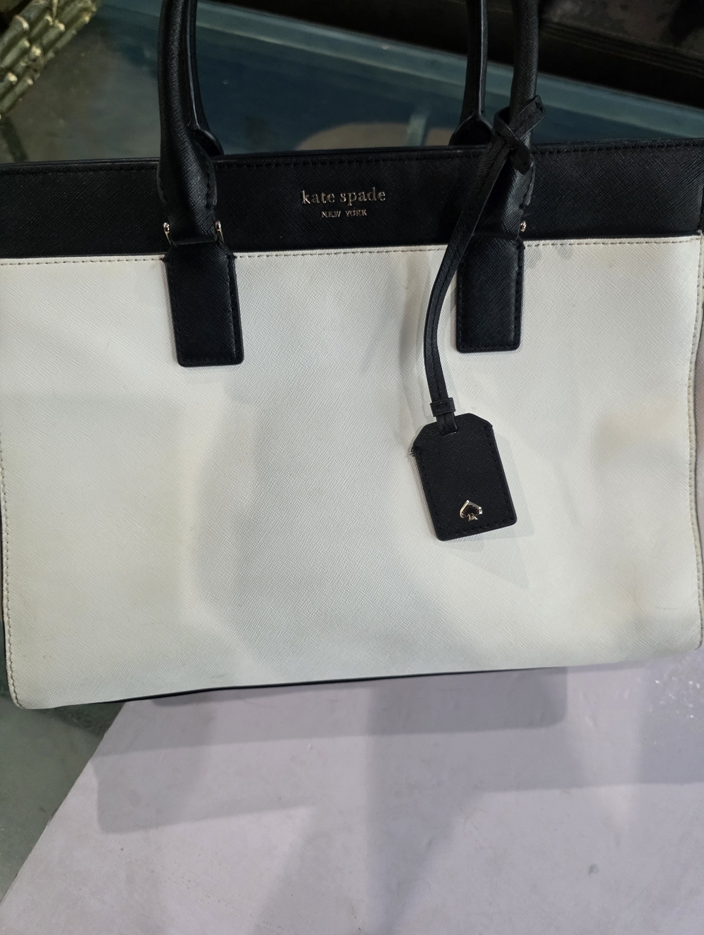Kate Spade Tricolor Saffiano Satchel